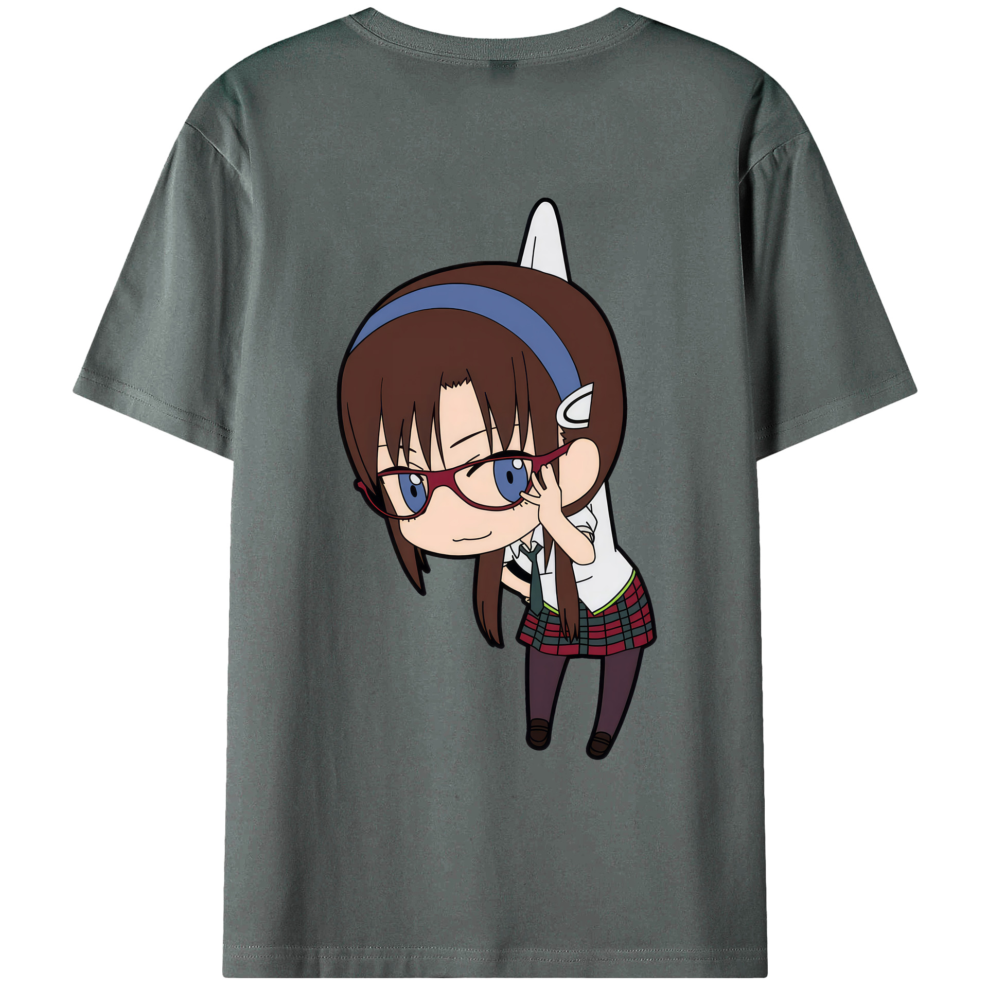 （画像用） EVA 新世紀エヴァンゲリオン 綿100％ メンズ半袖Tシャツ（バックプリント） 通気性